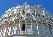The Baptistery Of Pisa, Italy Stock Photos