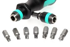 Safety Screwdriver Bits With Screwdriver 4 Stock Image Safety Screwdriver Bits With Screwdriver 4 Stock Image