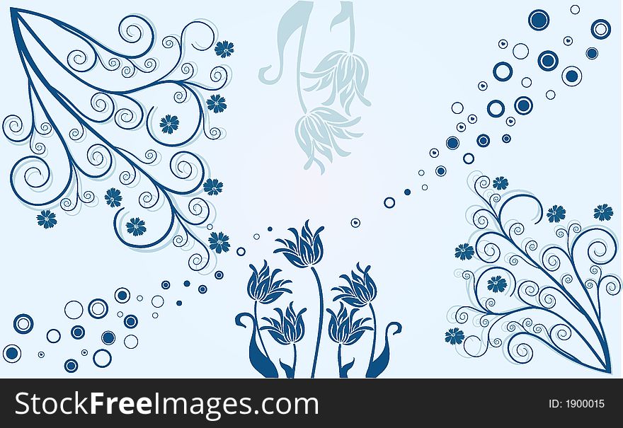 Background With Circles - Vector