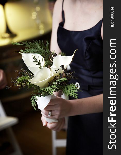 A small Bridal Wedding Bouquet