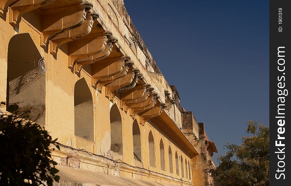 Indian muslim palace in Jaipur. Indian muslim palace in Jaipur