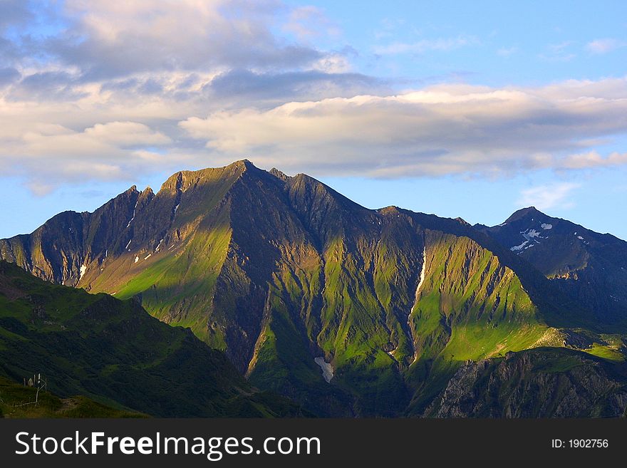 Nice mountain landscape in the summertime â€“ outdoor. Nice mountain landscape in the summertime â€“ outdoor