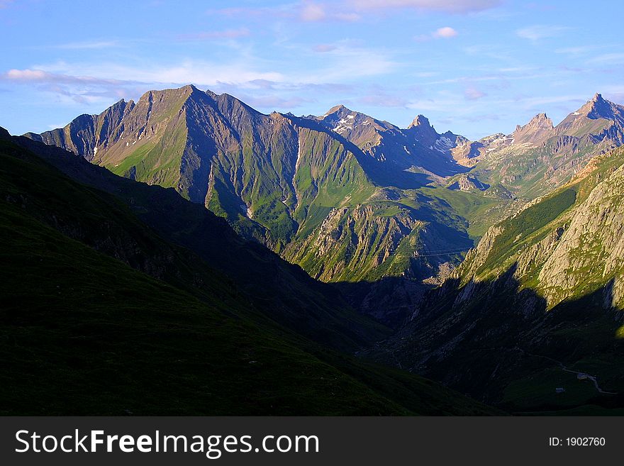 Nice mountain landscape in the summertime â€“ outdoor. Nice mountain landscape in the summertime â€“ outdoor
