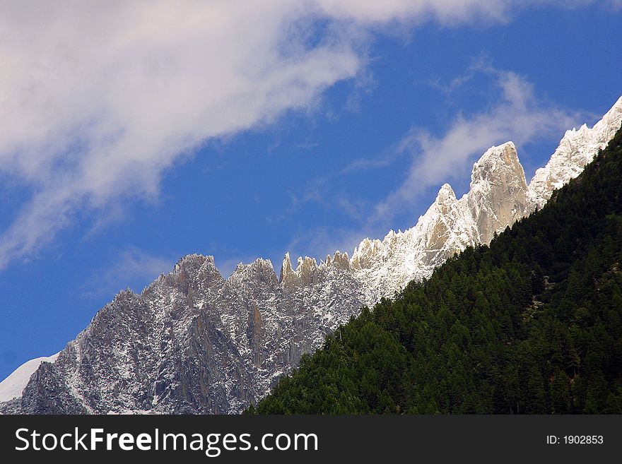 Nice mountain landscape in the summertime â€“ outdoor. Nice mountain landscape in the summertime â€“ outdoor