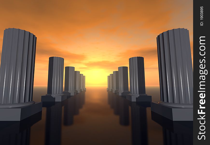 Futuristic Columns