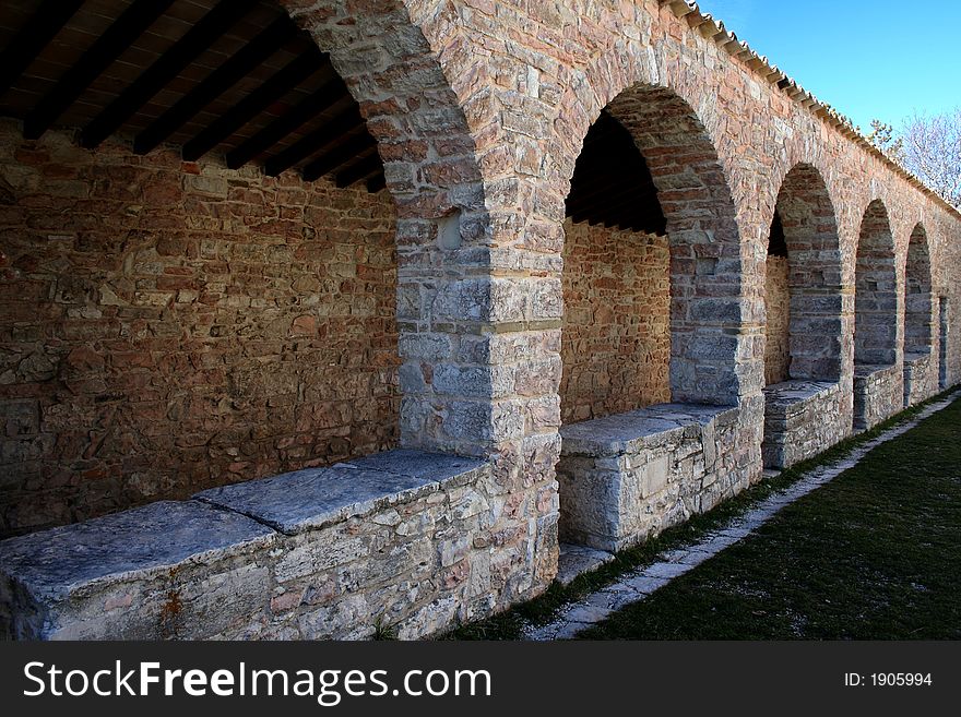 Macereto's Sanctuary (Visso - Italy) /detail. Macereto's Sanctuary (Visso - Italy) /detail