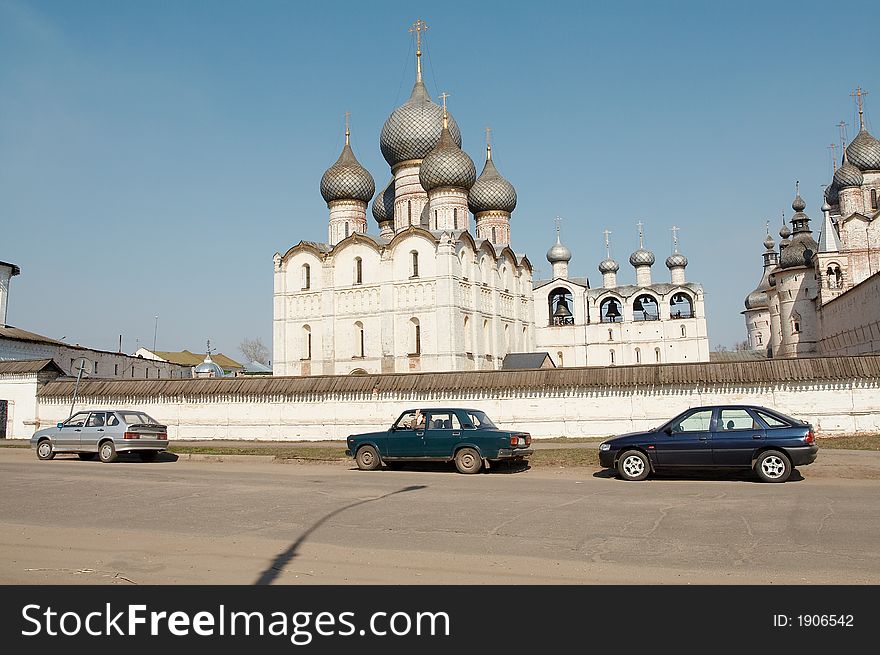 Old churches in Rostov-Velikiy, Russia