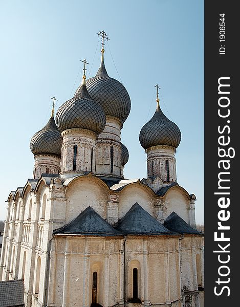 Old churches in Rostov-Velikiy, Russia