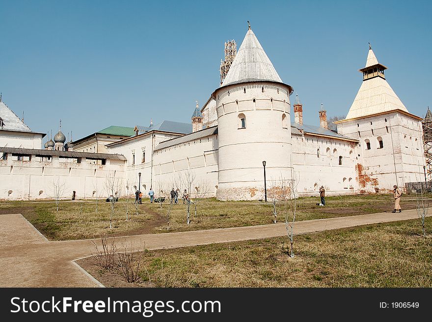 Old churches in Rostov-Velikiy, Russia