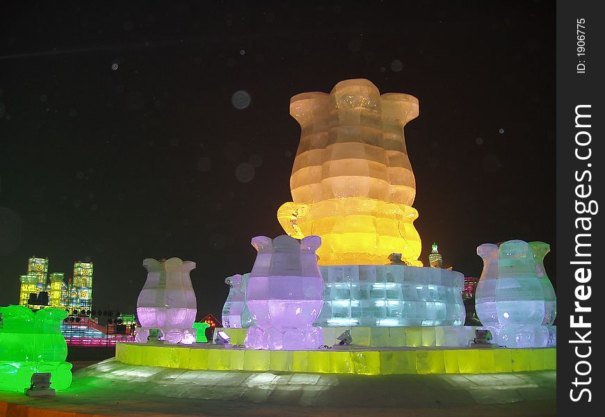 This is the art of ice from Haerbin of China. This is the art of ice from Haerbin of China.