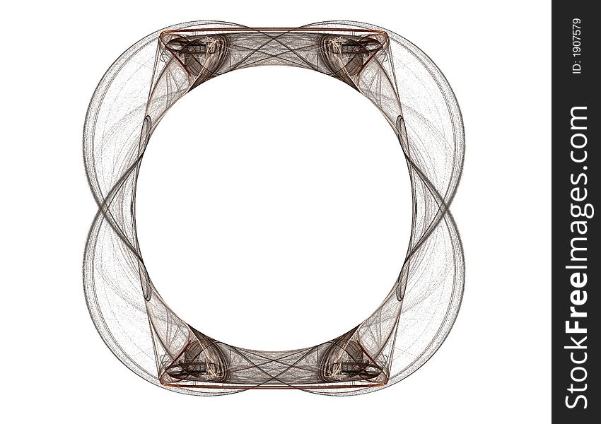 Oval frame pattern