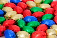 Chocolate Eggs A Traditional Easter Sweet Stock Images Chocolate Eggs A Traditional Easter Sweet Stock Images