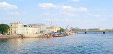 Urban Landscape With River Neva Stock Photos Urban Landscape With River Neva Stock Photos