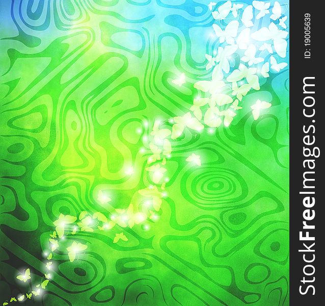 Abstract light green background for a design