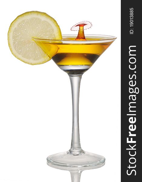 Lemon Juice Trickle Goblet