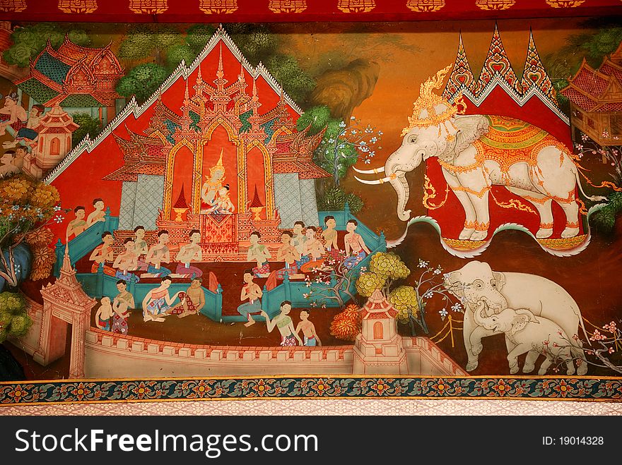 Thai Art Mural