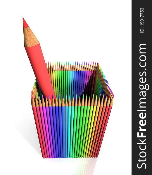 A Big Colored Pencil