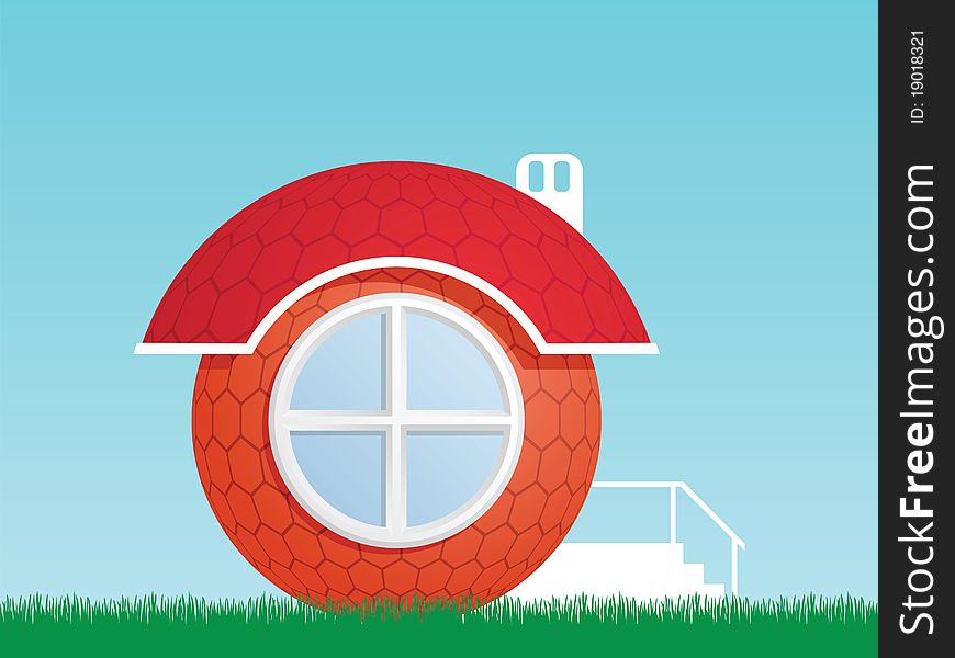 Round House. Vector EPS version 8.
