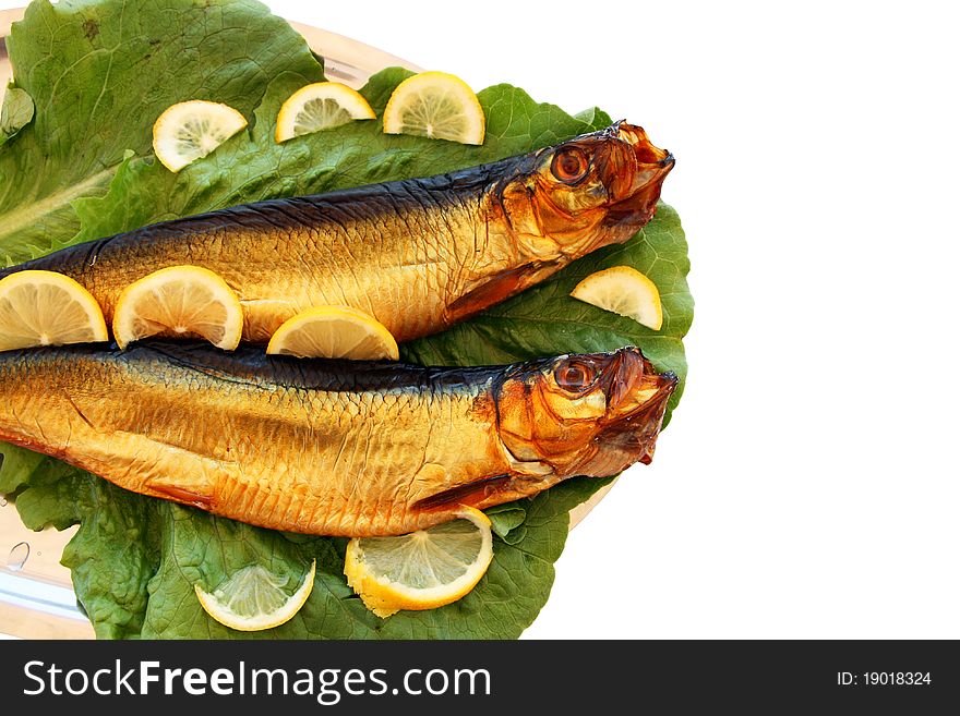 Smoked fishes for eating with your ouzo. Smoked fishes for eating with your ouzo