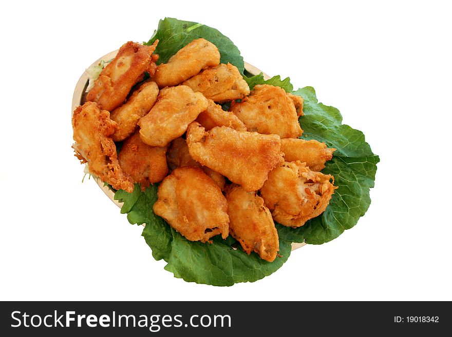 Fried bacaliaros fish for your dinner. Fried bacaliaros fish for your dinner