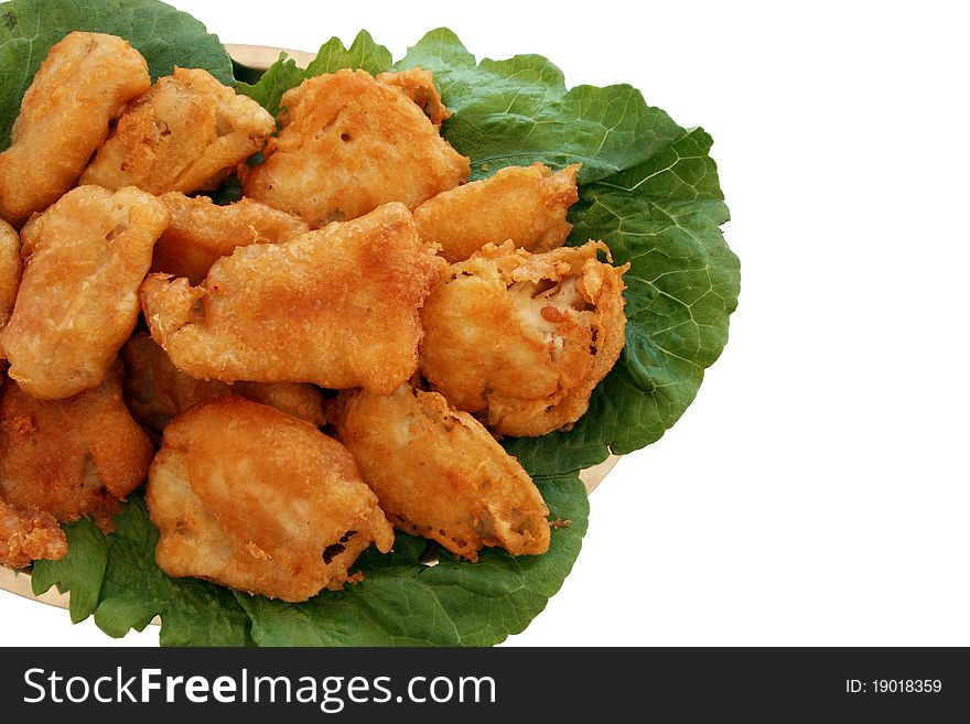 Fried bacaliaros fish for your dinner. Fried bacaliaros fish for your dinner