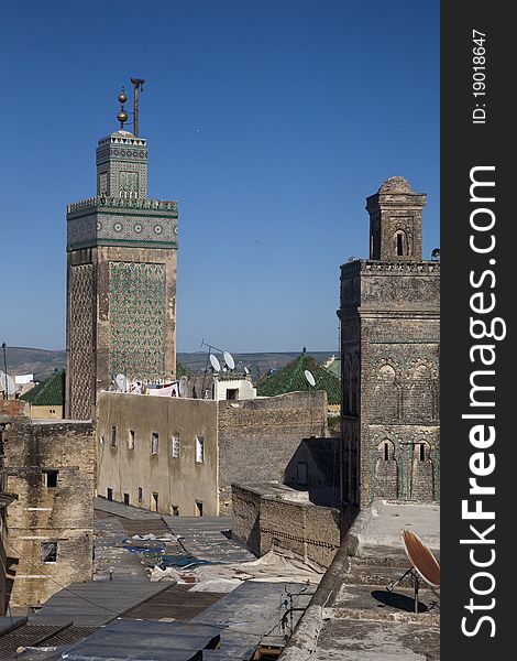 Mosque in Fes in Marocco