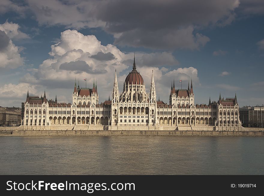 The building of the Parliament in Budapest, Hungary, europe. The building of the Parliament in Budapest, Hungary, europe
