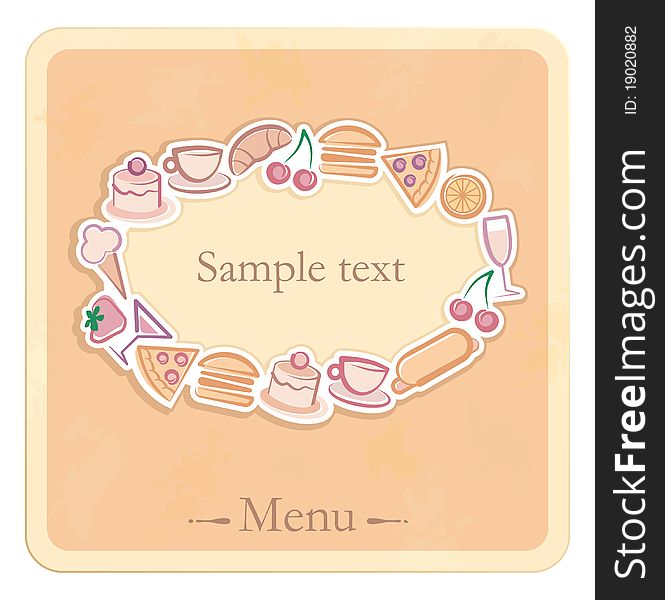 The Sample Of The Menu For Cafe