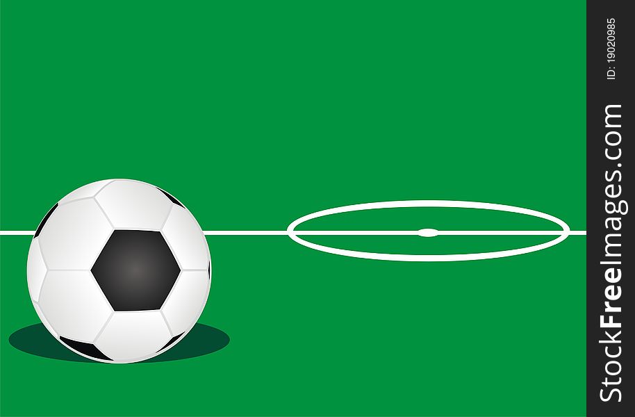 Vector illustration depicting a soccer ball. Vector illustration depicting a soccer ball