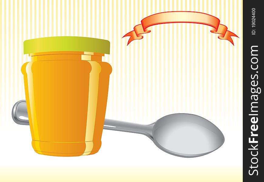 Food Container And Spoon