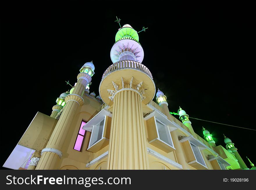 Muslim (Arab) Mosque, Kovalam, Kerala, South India