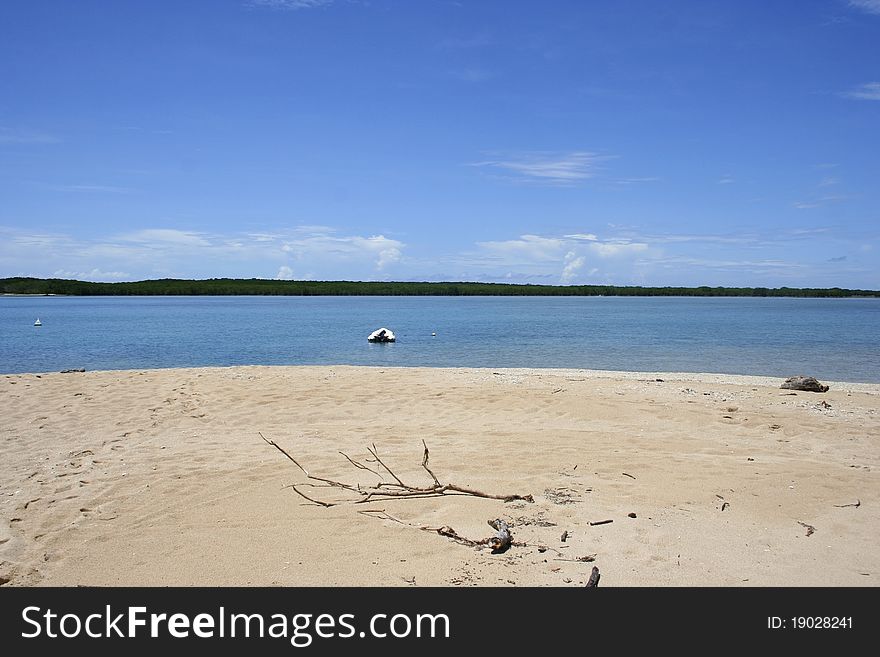 Low Isles beach, tropical Far North Queensland, Australia. Low Isles beach, tropical Far North Queensland, Australia
