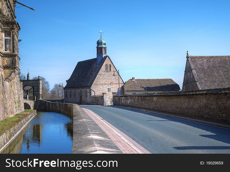 The palace chapel, built as a Lutheran house of worship in 1563. The palace chapel, built as a Lutheran house of worship in 1563