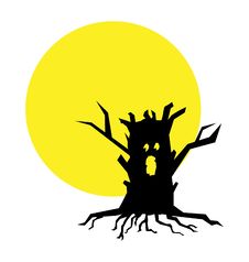 Full Moon And Tree Illustration Stock Images Full Moon And Tree Illustration Stock Images