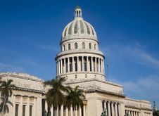 Havana Capitoly Dome Royalty Free Stock Images Havana Capitoly Dome Royalty Free Stock Images