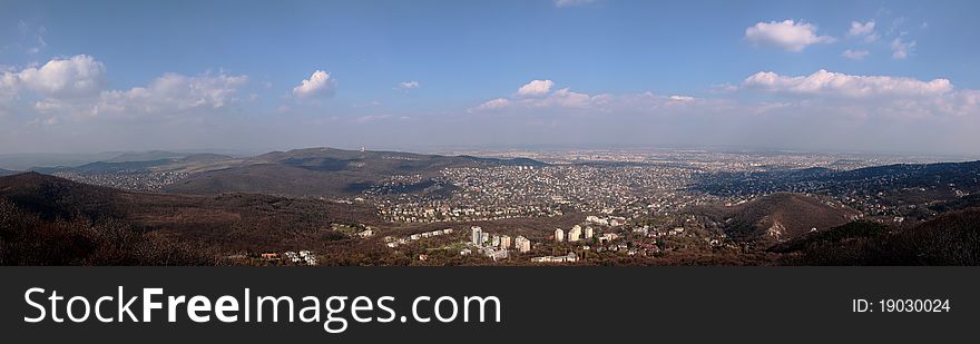 Photo shows the capital of Hungary Budapest.