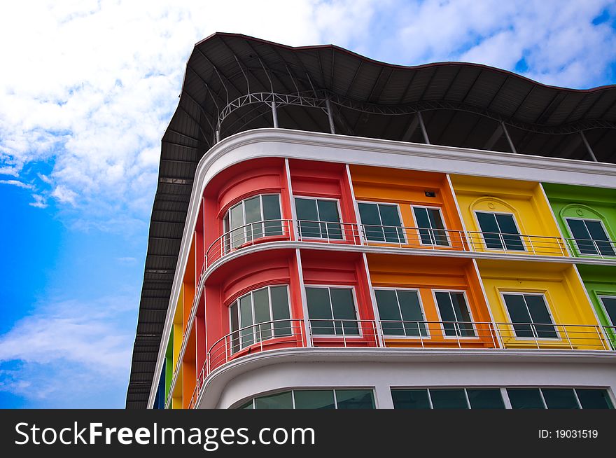 The new commercial buildings at Chanthaburi,Thailand. The new commercial buildings at Chanthaburi,Thailand.