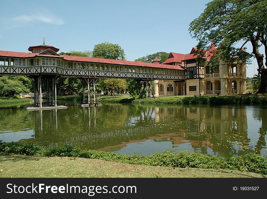 Sanamjan palace at nakornpatom thailand