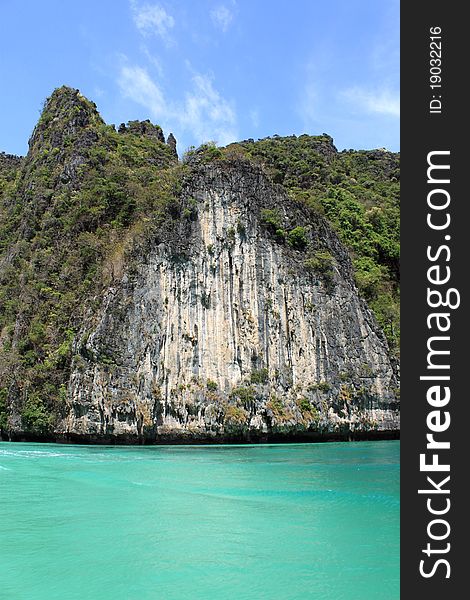Limestone cliffs on Phi Phi island, Thailand