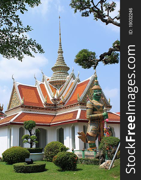 Buddhist Temple in Bangkok, Thailand