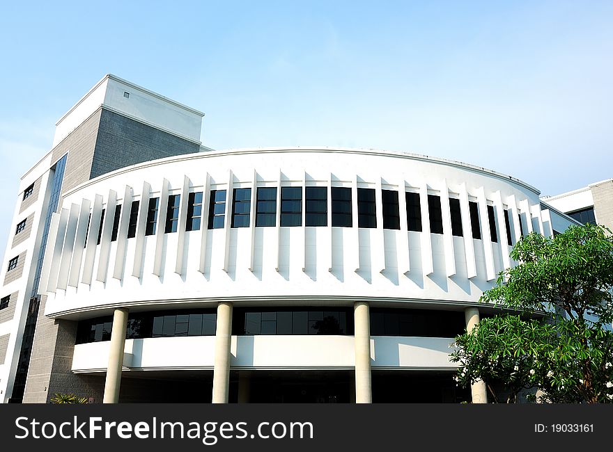 Building for research. Mahidol University, Thailand