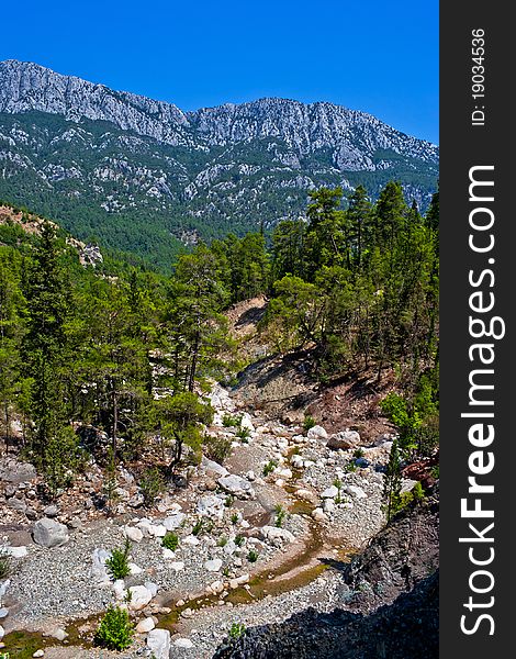 View of the canyon Goynuk in Taurus Mountains. Turkey. 2010. View of the canyon Goynuk in Taurus Mountains. Turkey. 2010.