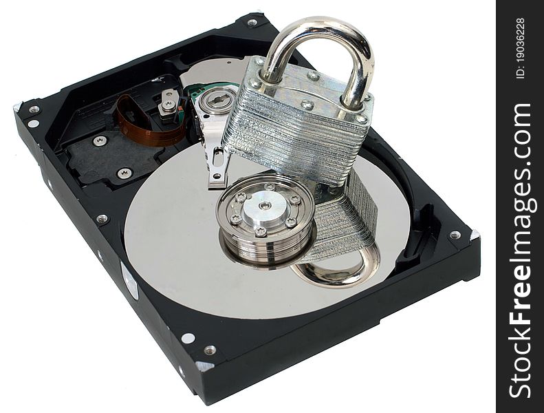 Strong Lock On Top Of Hard Disk