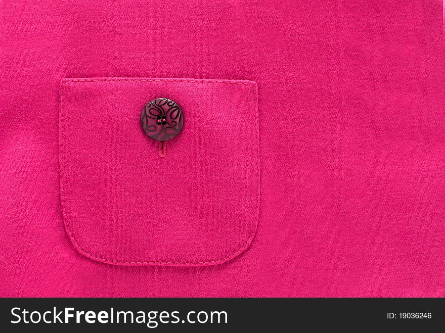 Pocket On Pink Textile