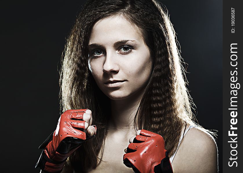 Shot Of A Sporty Young Woman