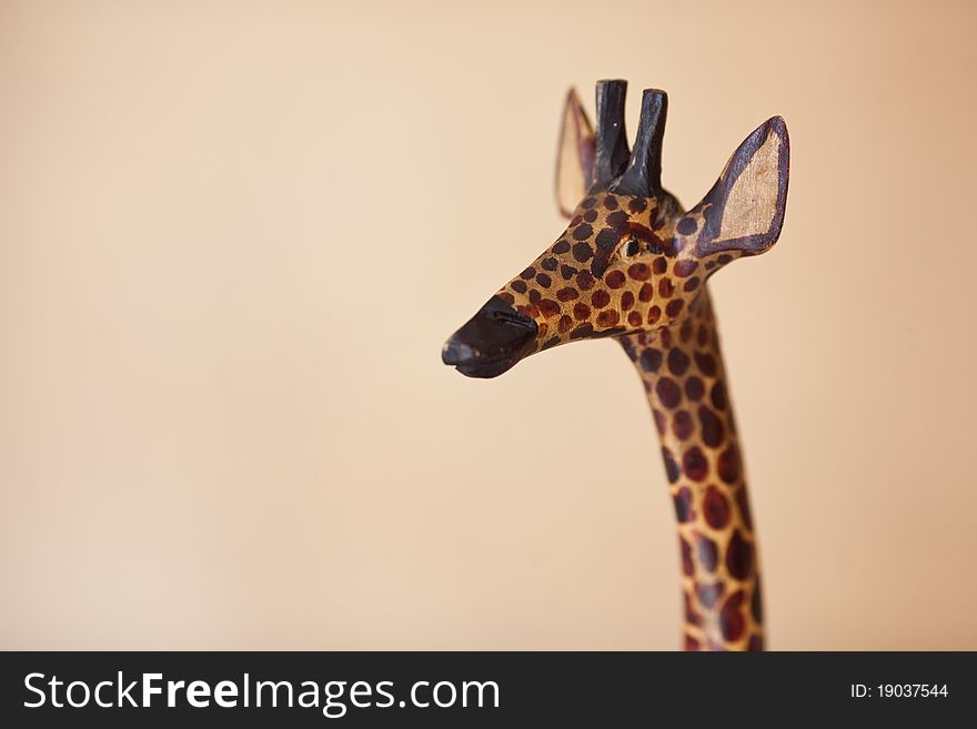 Portrait of a curious giraffe