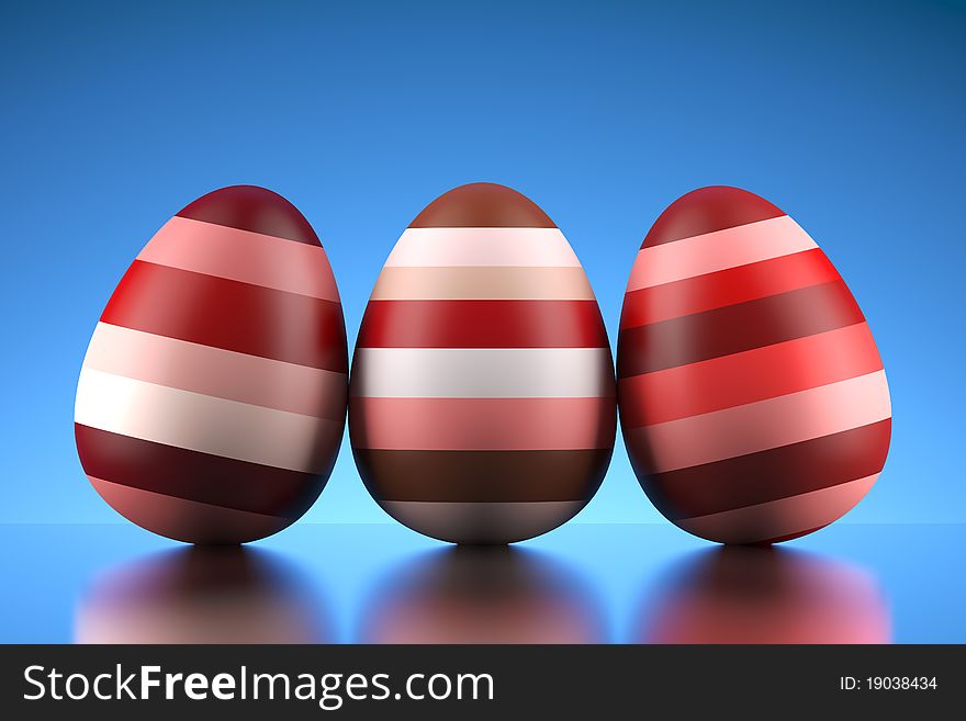 Shiny happy Easter eggs