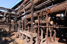 Rusty Disused Steel Plant Pipes Stock Image Rusty Disused Steel Plant Pipes Stock Image