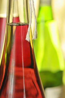 Still-life With Wine Bottles Stock Image Still-life With Wine Bottles Stock Image