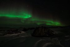 Aurora Borealis - Spitsbergen Stock Photos